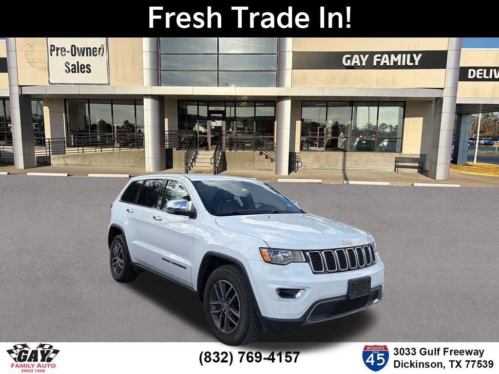 Bright White Clearcoat 2018 Jeep Grand Cherokee Limited SUV / Crossover 4X2 8-Speed Automatic