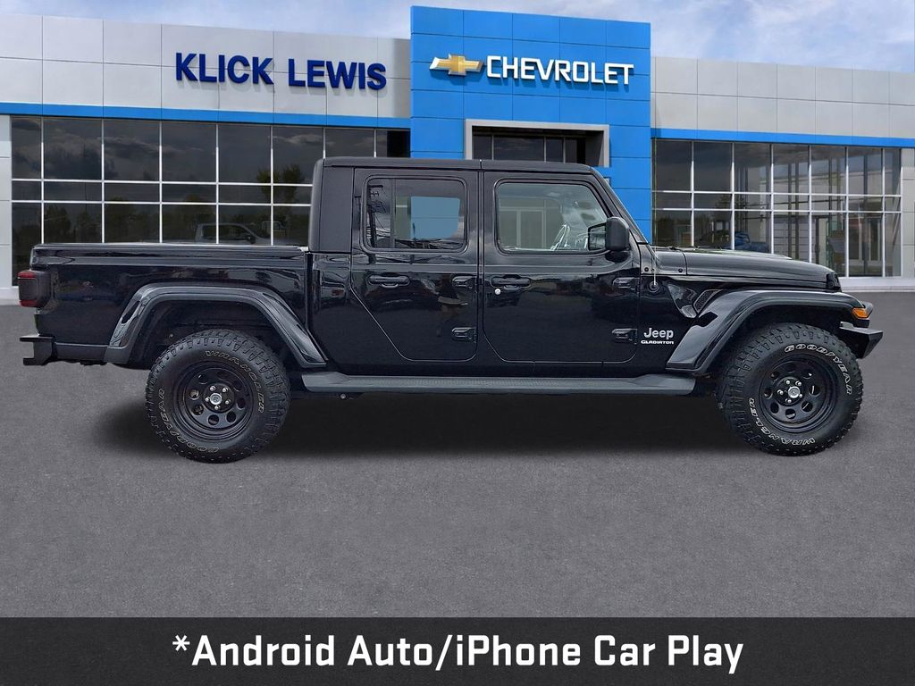 2020 Jeep Gladiator Overland Black at Klick Lewis Buick Chevrolet