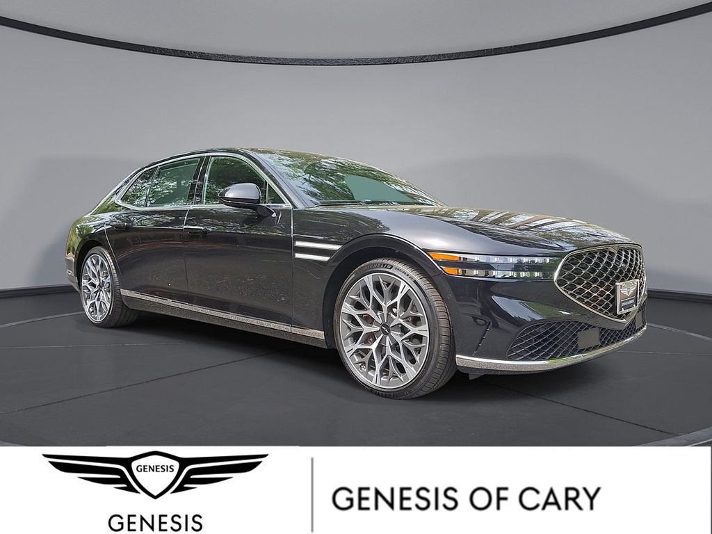 Vik Black 2024 Genesis G90 Sedan All-Wheel Drive 8-Speed Automatic