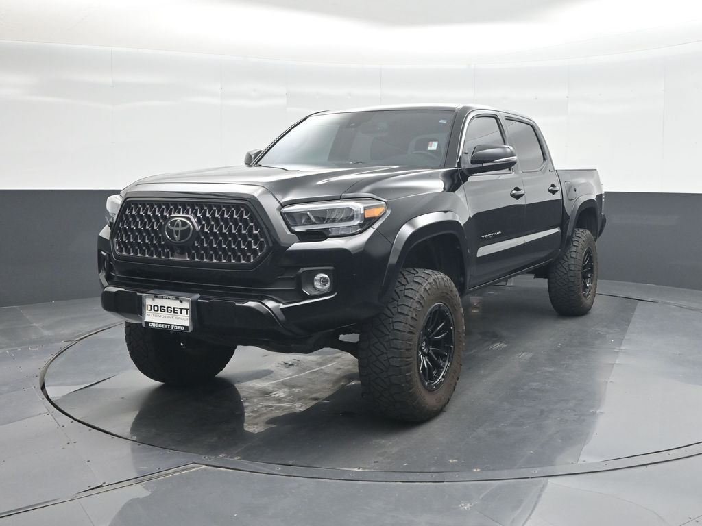 Black 2021 Toyota Tacoma Pickup Truck Four-Wheel Drive 6-Speed Automatic