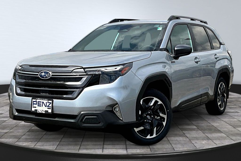 Ice Silver Metallic 2026 Subaru Forester Hybrid SUV / Crossover All-Wheel Drive Continuously Variable Transmission