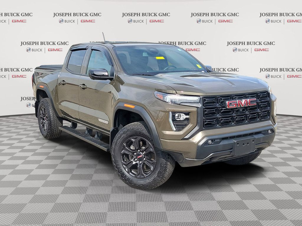 Deep Bronze Metallic 2025 GMC Canyon Elevation Crew Cab 4WD Pickup Truck Four-Wheel Drive 8-Speed Automatic