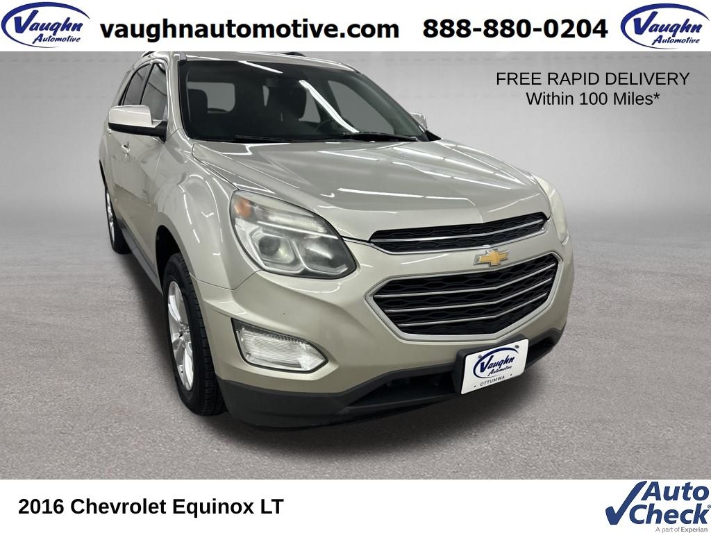 Champagne Silver Metallic 2016 Chevrolet Equinox SUV / Crossover Front-Wheel Drive 6-Speed Automatic Overdrive