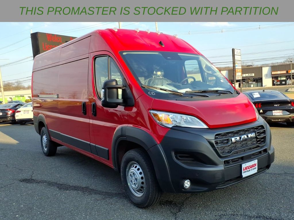 Flame Red Clearcoat 2026 RAM ProMaster Van 9-Speed Automatic