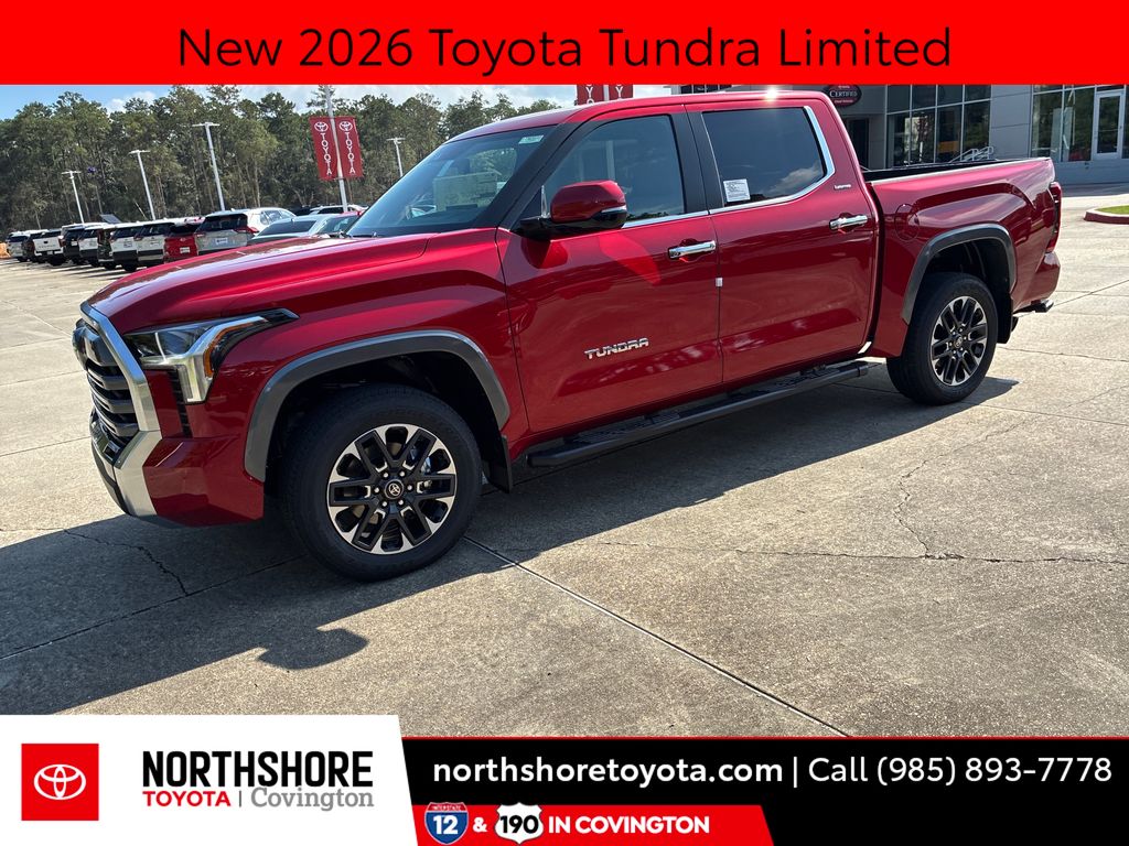 Supersonic Red 2026 Toyota Tundra Pickup Truck Four-Wheel Drive Automatic