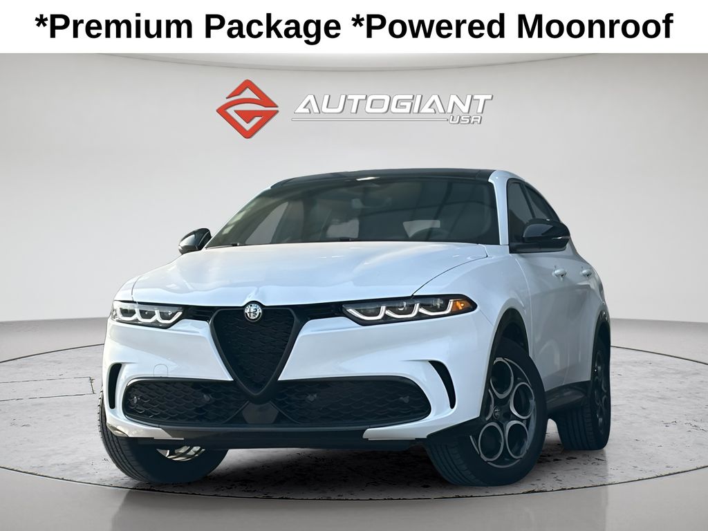 Milano White 2025 Alfa Romeo Tonale Hybrid All-Wheel Drive 6-Speed Automatic