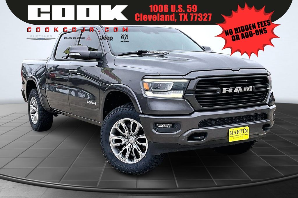 2019 Ram 1500 Laramie Gray at Texan Dodge Chrysler Jeep Ram