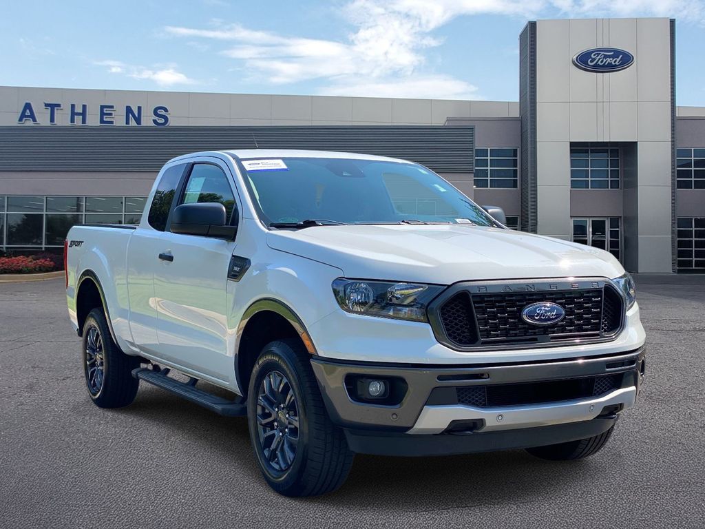 Oxford White 2019 Ford Ranger XLT SuperCab RWD Pickup Truck 4X2 Automatic