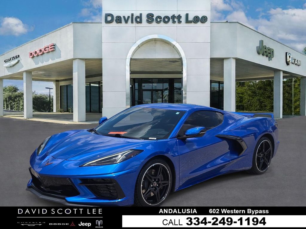Elkhart Lake Blue Metallic 2023 Chevrolet Corvette Coupe Rear-Wheel Drive 8-Speed Dual Clutch