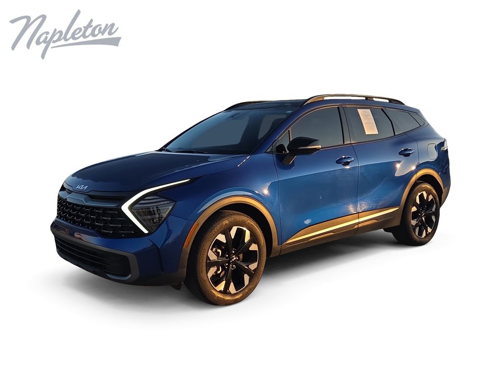 Sapphire Blue 2024 Kia Sportage SUV / Crossover All-Wheel Drive 8-Speed Automatic