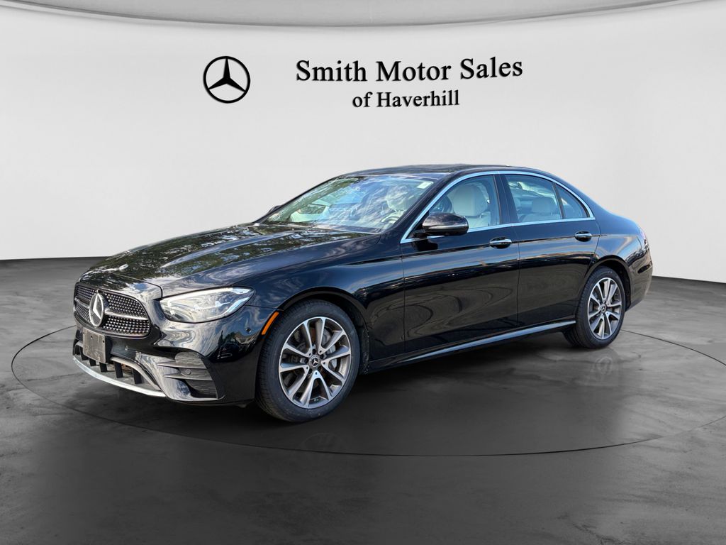 Black 2021 Mercedes-Benz E-Class Sedan All-Wheel Drive 9-Speed Automatic