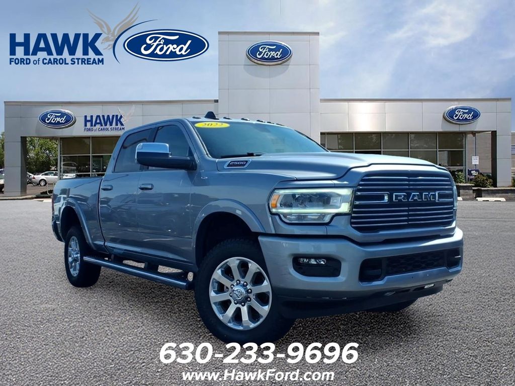 Billet Silver Metallic Clearcoat 2022 RAM 2500 Laramie Crew Cab 4WD Pickup Truck Four-Wheel Drive 8-Speed Automatic
