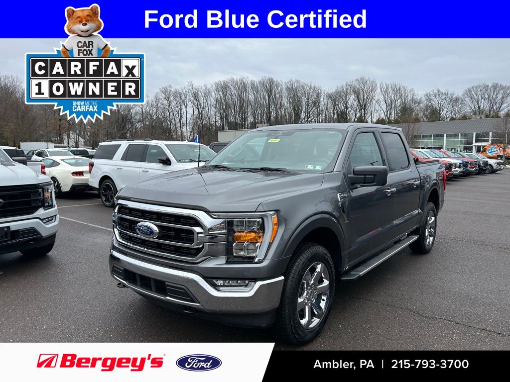 Carbonized Gray Metallic 2023 Ford F-150 XLT SuperCrew 4WD Pickup Truck Four-Wheel Drive 10-Speed Automatic