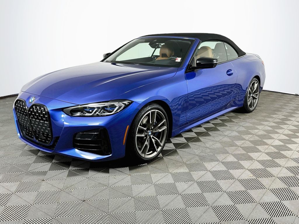 Portimao Blue Metallic 2021 BMW 4 Series Convertible Rear-Wheel Drive 8-Speed Automatic