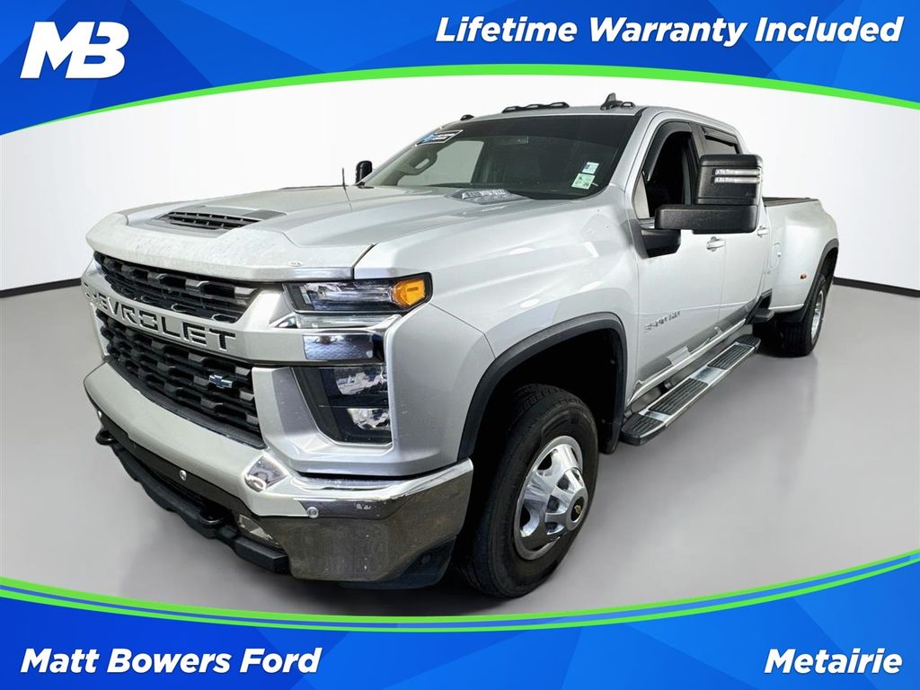 Silver Ice Metallic 2020 Chevrolet Silverado 3500HD Pickup Truck Four-Wheel Drive Automatic