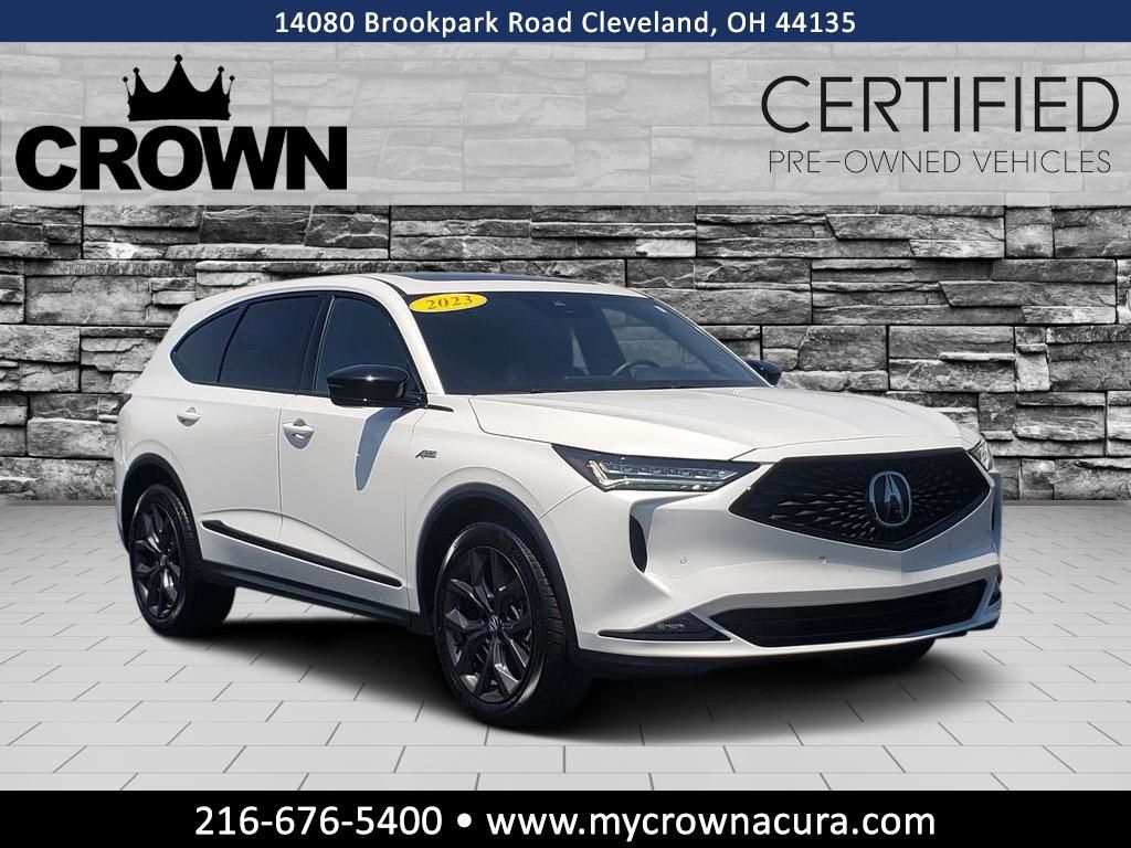 Platinum White Pearl 2023 Acura MDX SUV / Crossover All-Wheel Drive Automatic