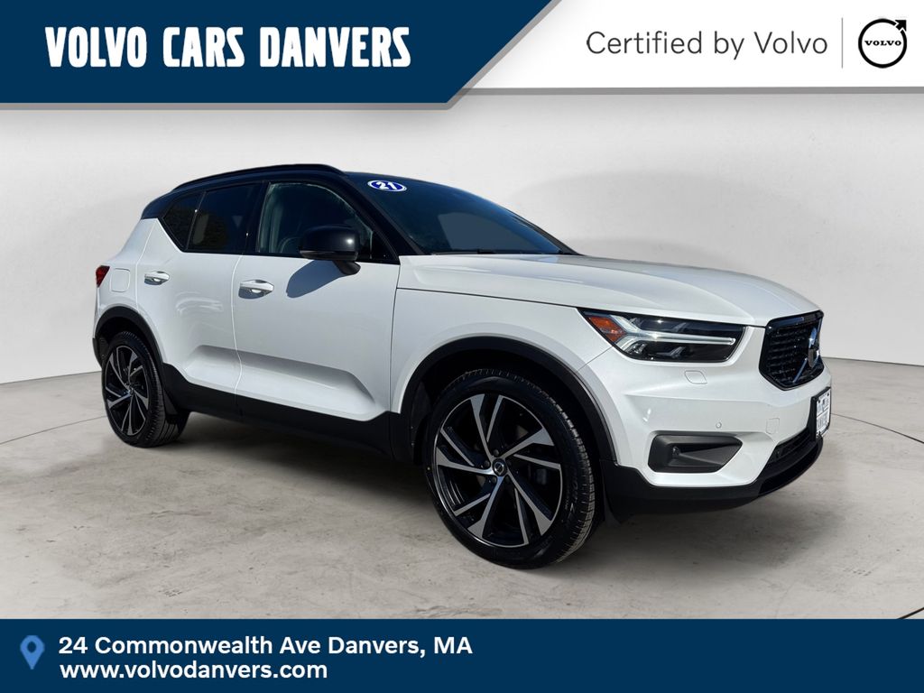 Crystal White 2021 Volvo XC40 T5 R-Design AWD SUV / Crossover All-Wheel Drive Automatic