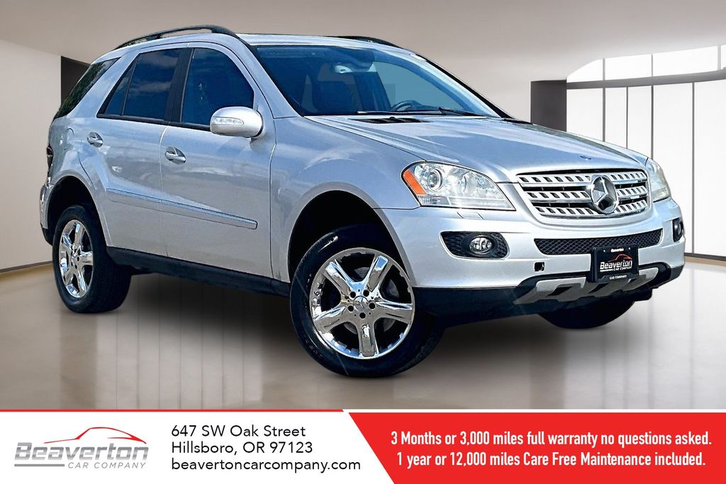 Silver 2006 Mercedes-Benz M-Class SUV / Crossover All-Wheel Drive 7-Speed Automatic Overdrive
