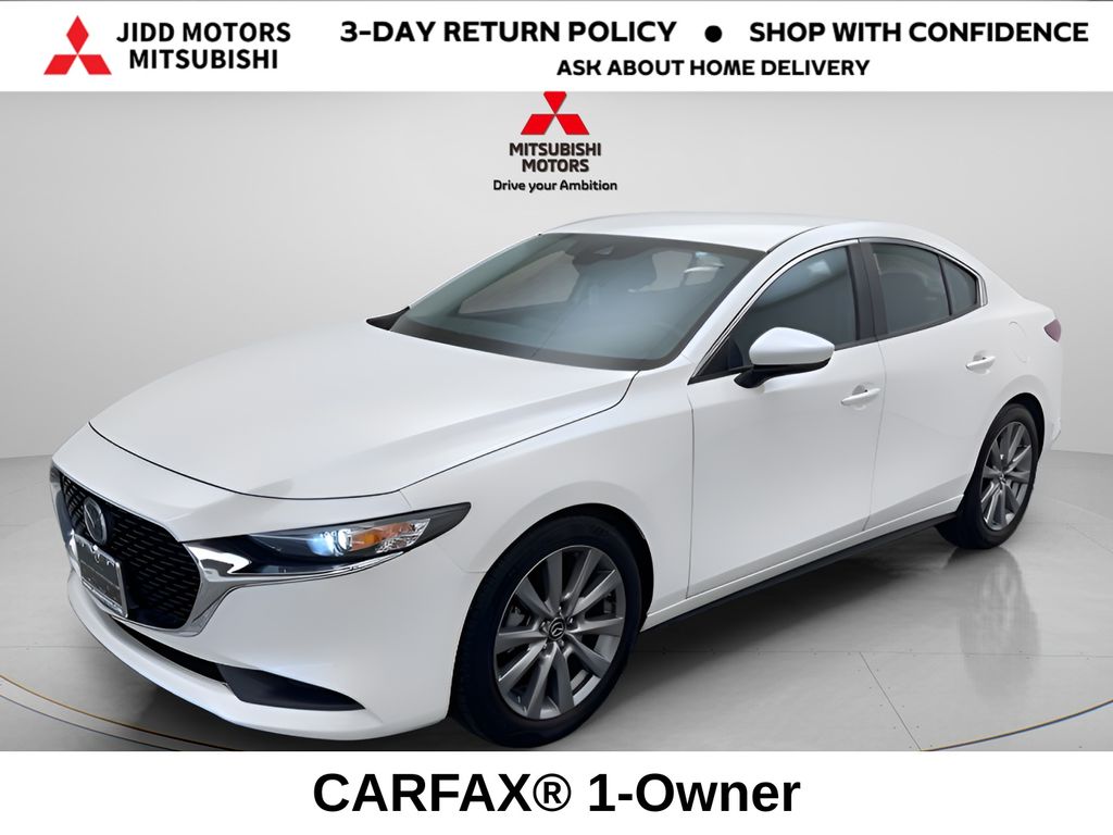 Snowflake White Pearl Mica 2023 Mazda MAZDA3 Sedan Front-Wheel Drive 6-Speed Automatic