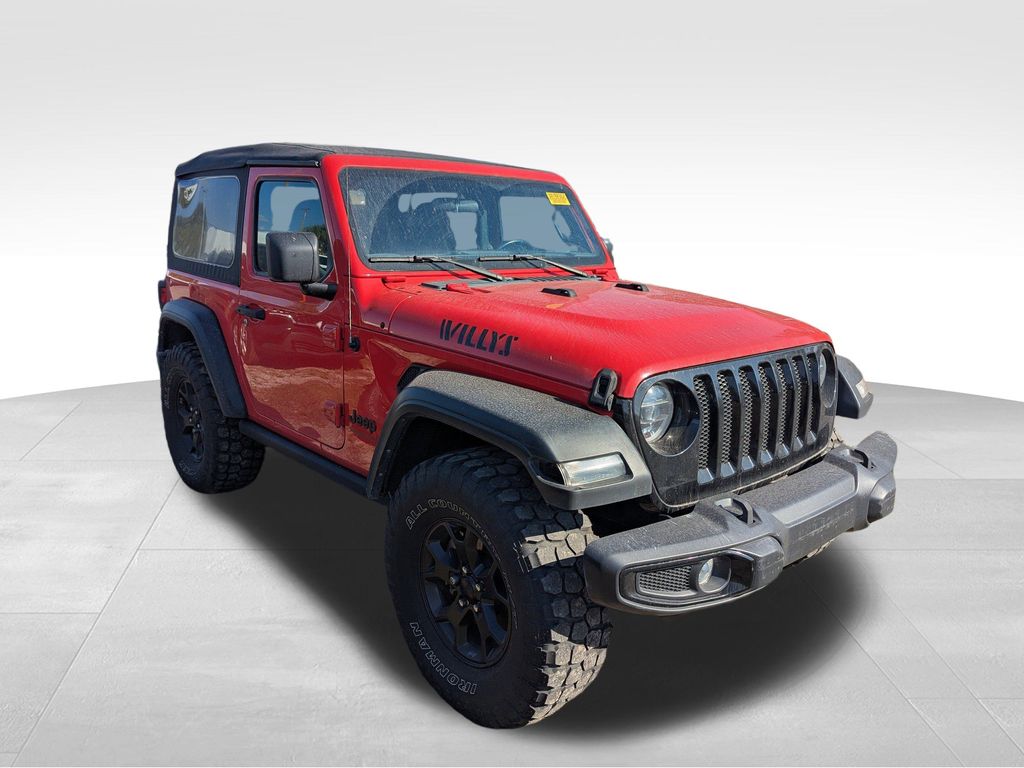 used 2021 Jeep Wrangler car, priced at $23,491