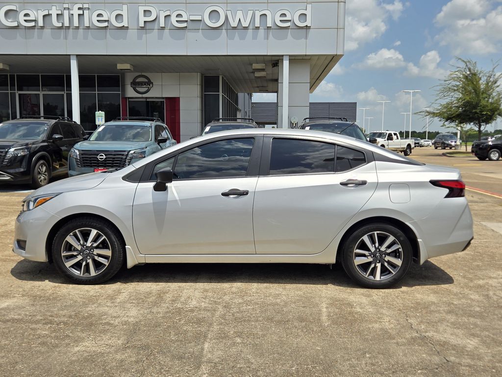 2024 Nissan Versa 1.6 S Silver at Bravo Nissan