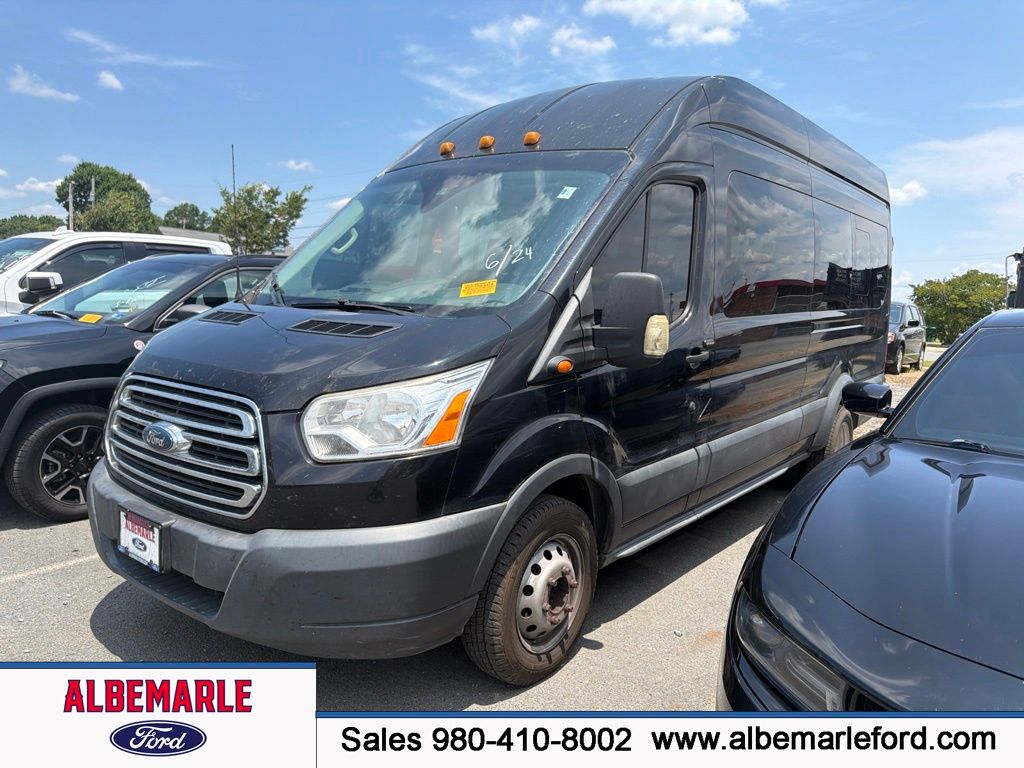Shadow Black 2017 Ford Transit Passenger Van Rear-Wheel Drive 6-Speed Automatic Overdrive