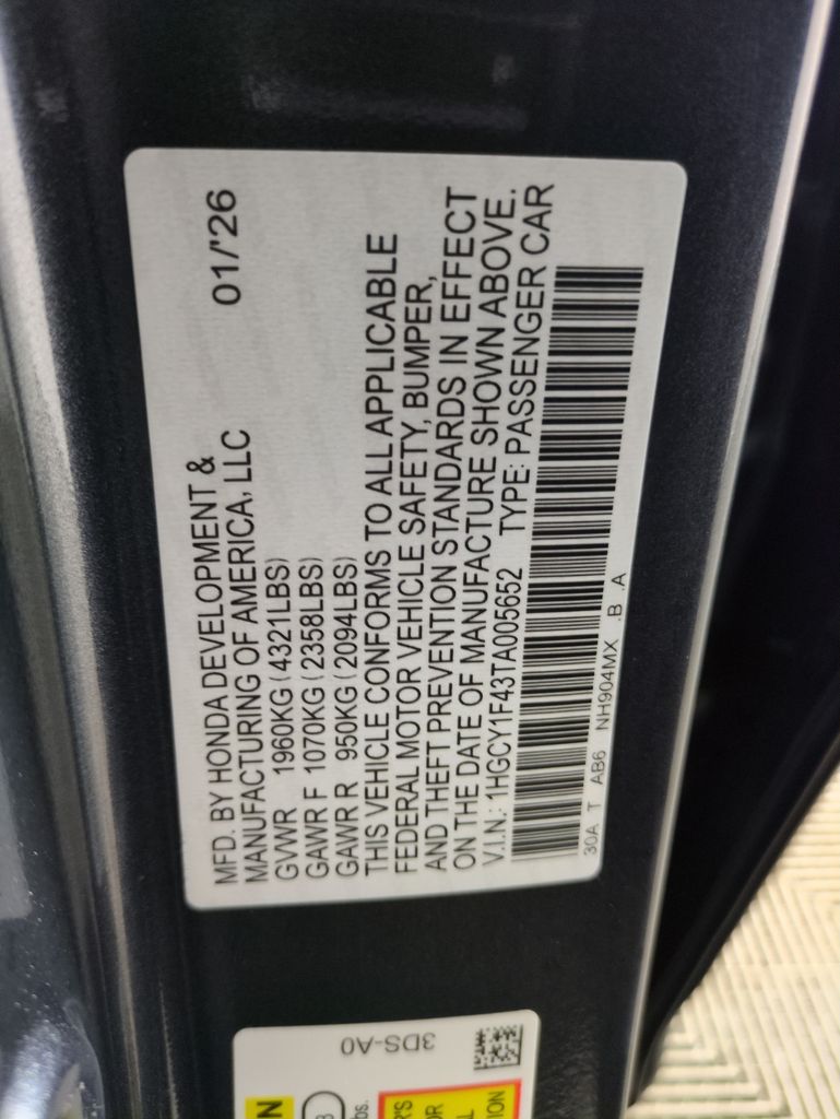 New 2026 Honda Accord For Sale in Fort Wayne, IN