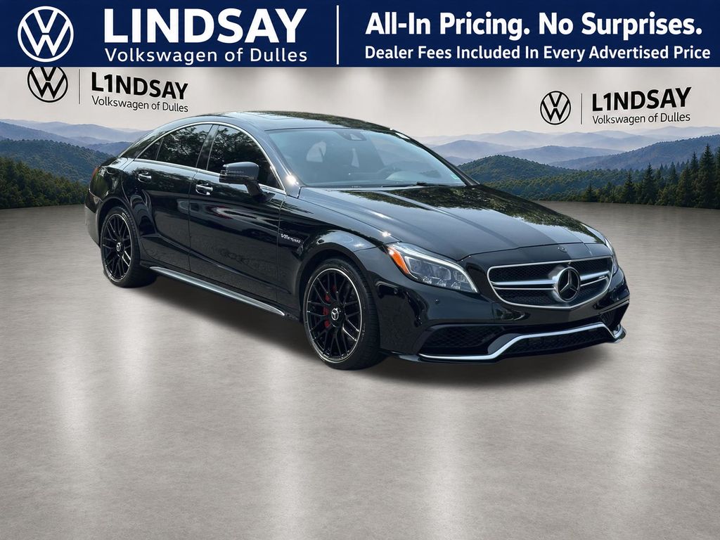 Obsidian Black Metallic 2015 Mercedes-Benz CLS Sedan All-Wheel Drive 7-Speed Automatic