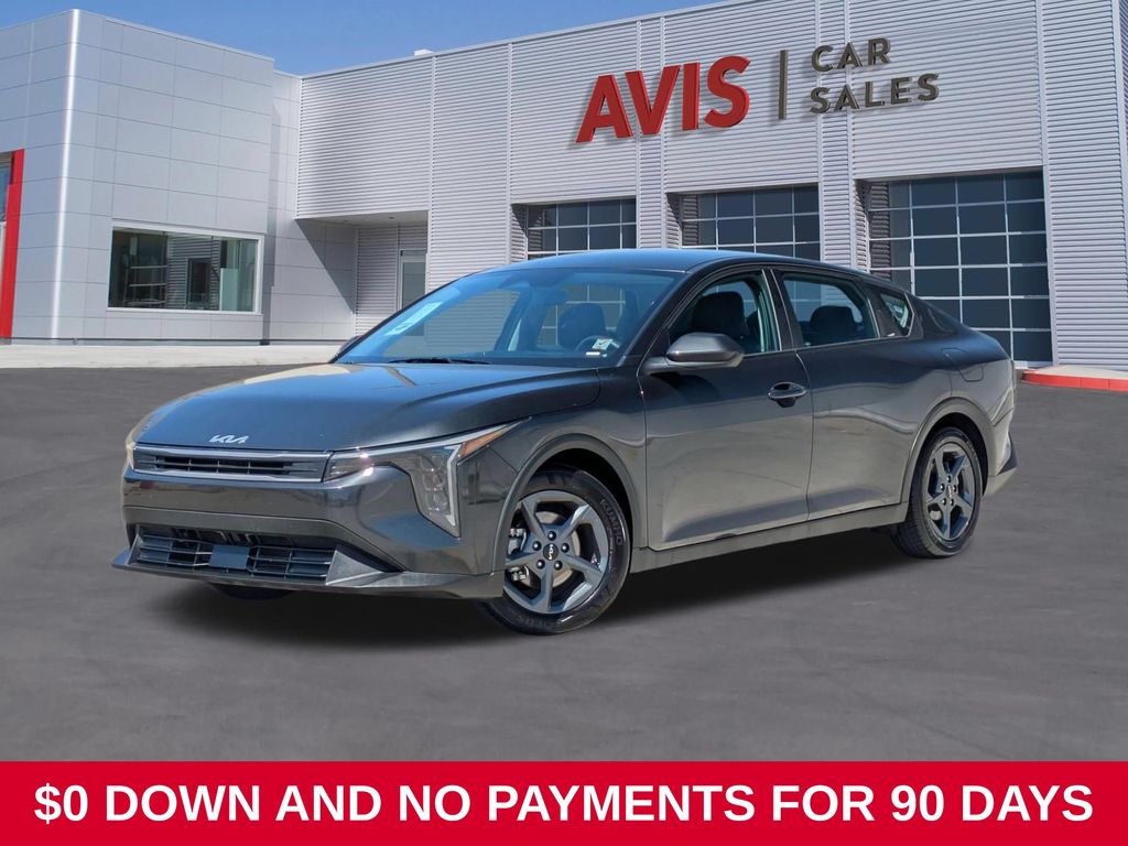Interstellar Gray 2025 Kia K4 Sedan Front-Wheel Drive Continuously Variable Transmission
