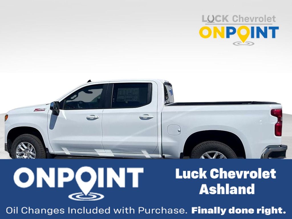 Summit White 2026 Chevrolet Silverado 1500 LT Crew Cab 4WD Pickup Truck Four-Wheel Drive Automatic