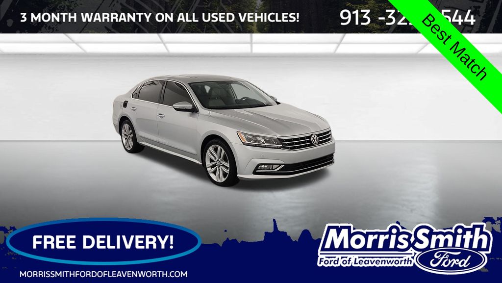 Reflex Silver Metallic 2017 Volkswagen Passat 1.8T SE Sedan Front-Wheel Drive 6-Speed Automatic