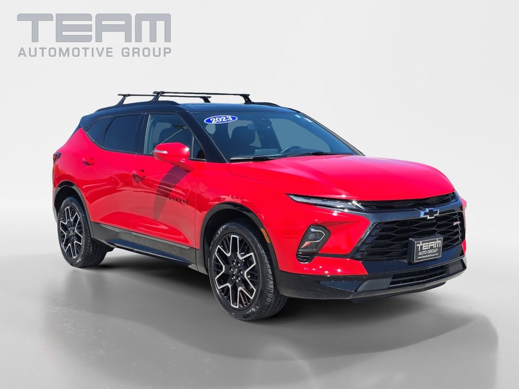 Red Hot 2023 Chevrolet Blazer RS AWD SUV / Crossover All-Wheel Drive 9-Speed Automatic Overdrive