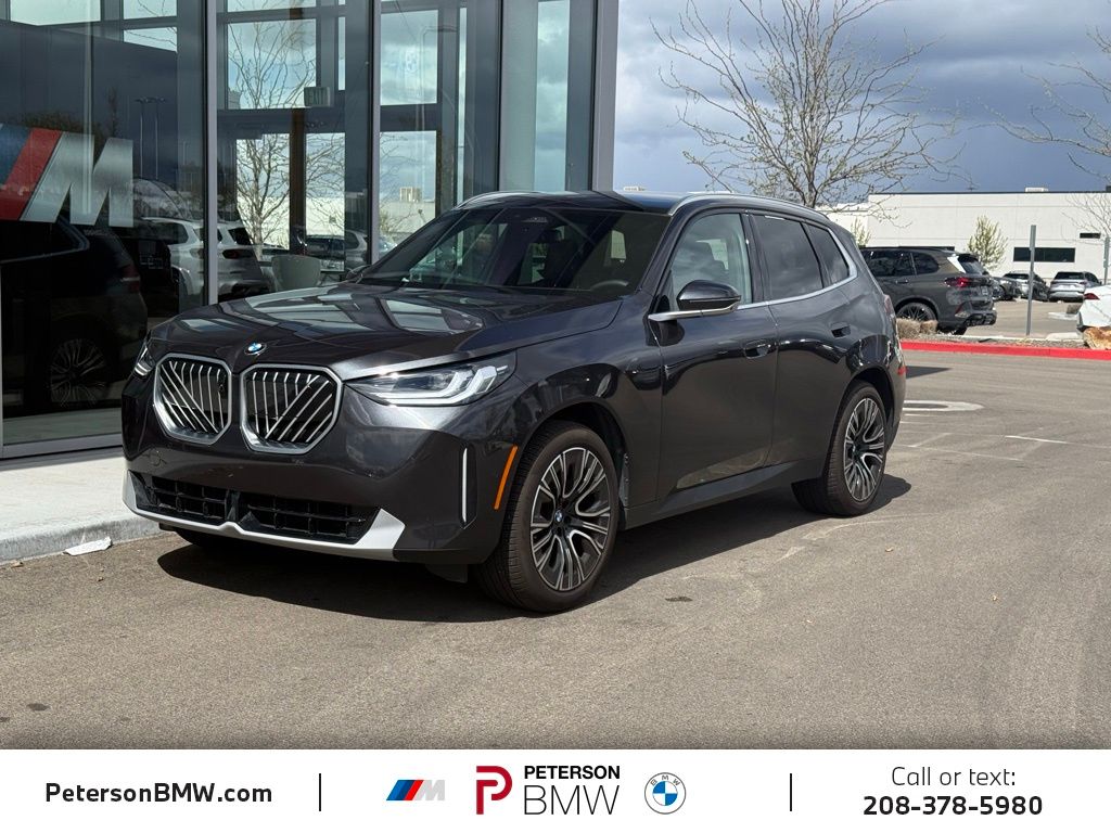 Gray (Dark Graphite Metallic) 2025 BMW X3 30 xDrive SUV / Crossover All-Wheel Drive 8-Speed Automatic