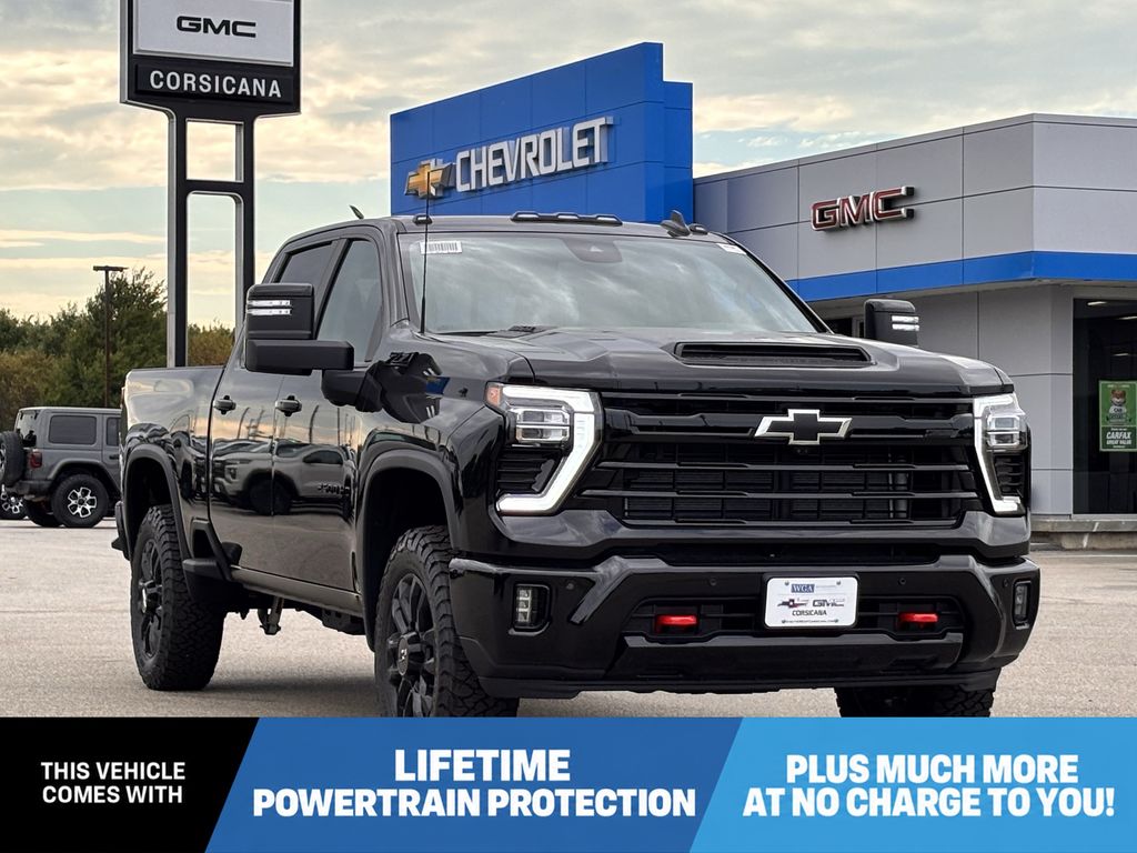 Black 2026 Chevrolet Silverado 2500HD Pickup Truck Four-Wheel Drive Automatic