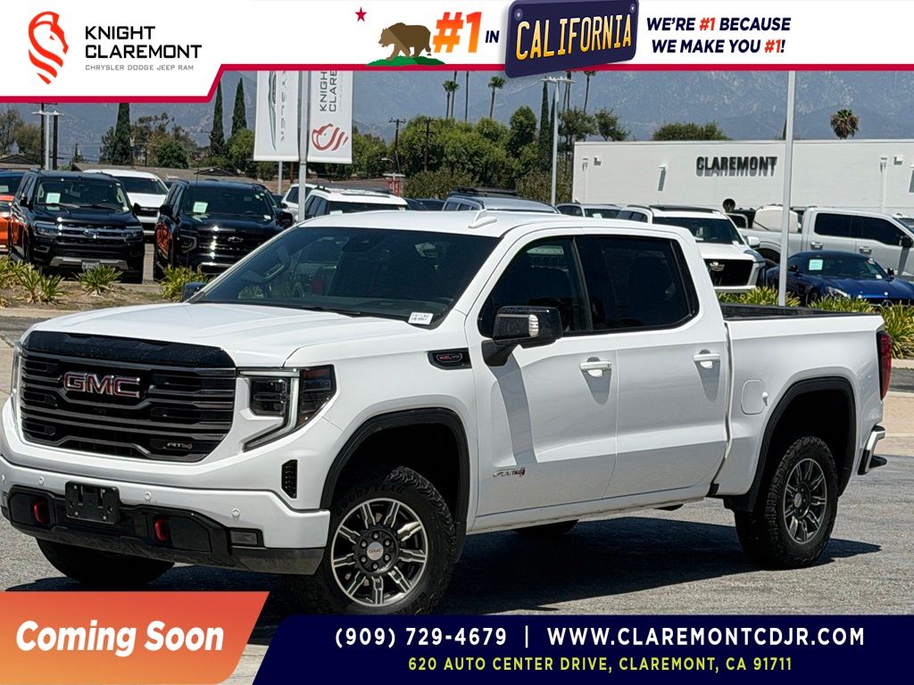 Summit White 2025 GMC Sierra 1500 Pickup Truck Four-Wheel Drive Automatic