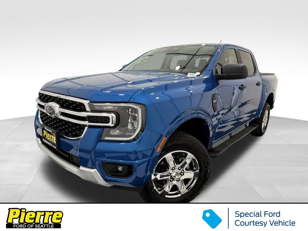 Blue Metallic 2025 Ford Ranger Pickup Truck Four-Wheel Drive Automatic