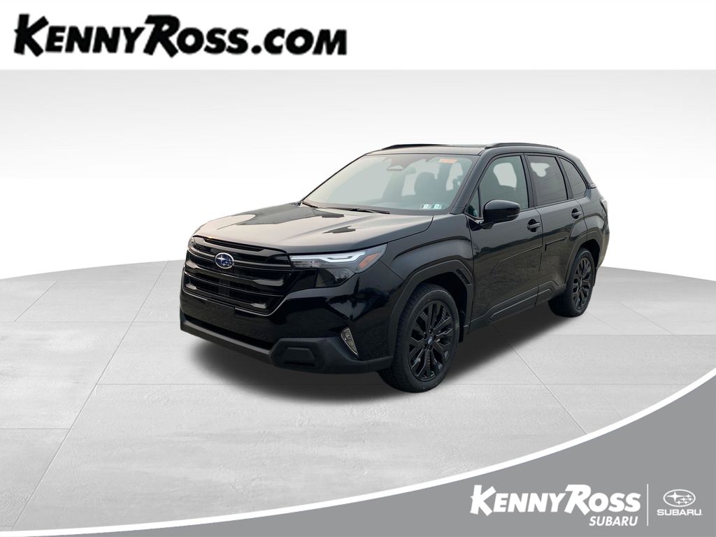 Crystal Black 2026 Subaru Forester SUV / Crossover All-Wheel Drive Continuously Variable Transmission