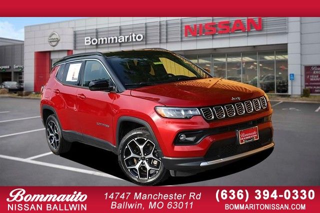 Red Hot Pearlcoat 2025 Jeep Compass Limited 4WD SUV / Crossover Four-Wheel Drive 8-Speed Automatic