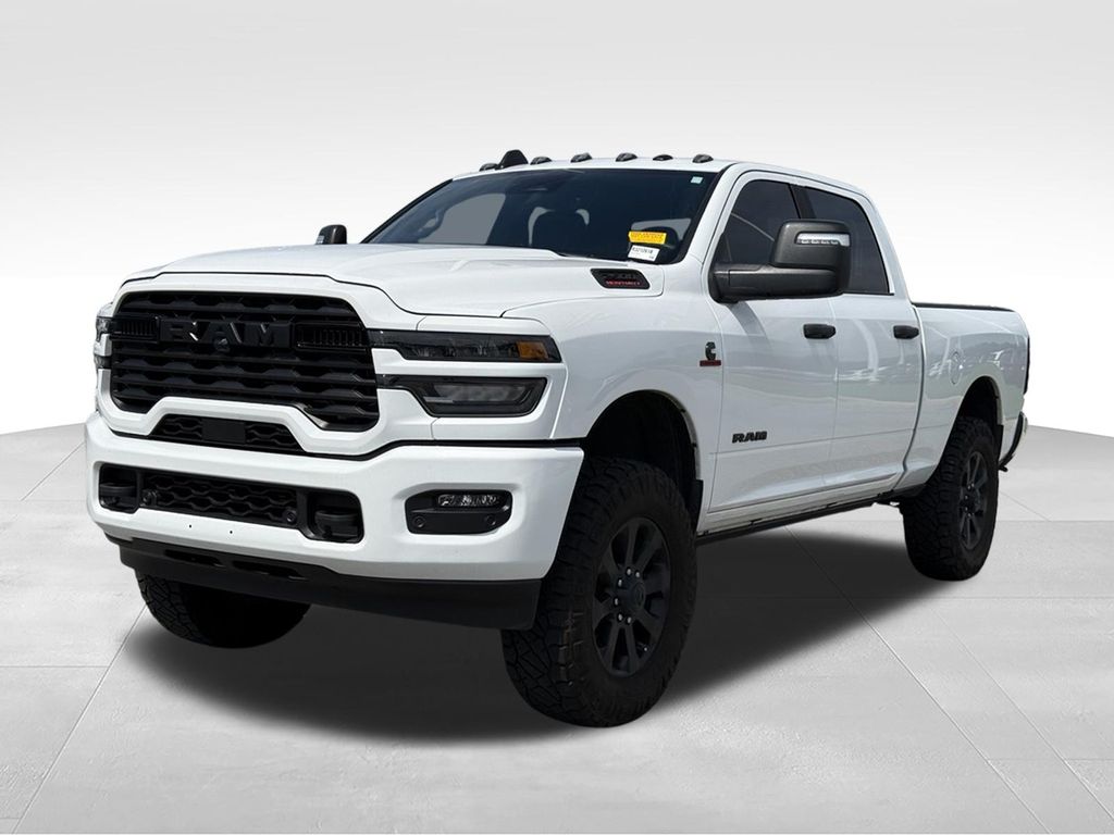 Bright White Clearcoat 2025 RAM 2500 Pickup Truck Four-Wheel Drive 8-Speed Automatic