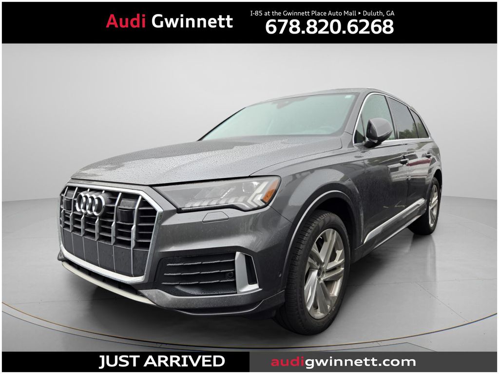 Gray Metallic 2023 Audi Q7 SUV / Crossover All-Wheel Drive 8-Speed Automatic