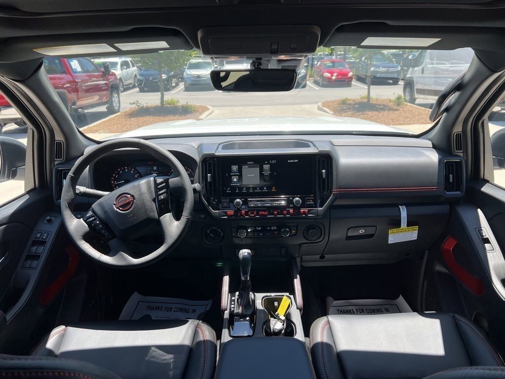 2025 Glacier White Nissan Frontier PRO-4X 4X4 Truck