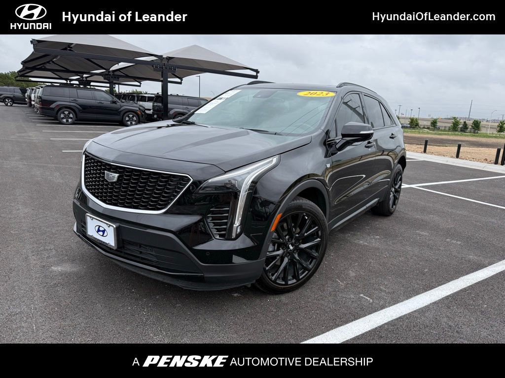 Black Metallic 2023 Cadillac XT4 Sport FWD SUV / Crossover Front-Wheel Drive 9-Speed Automatic