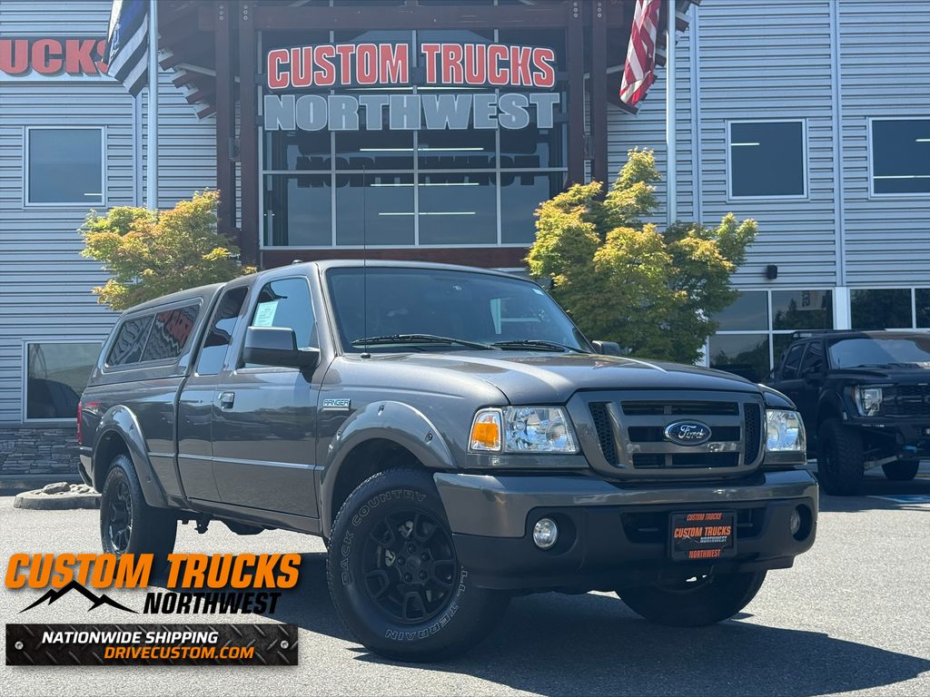 Dark Shadow Gray Clearcoat Metallic 2009 Ford Ranger Pickup Truck Four-Wheel Drive 5-Speed Automatic