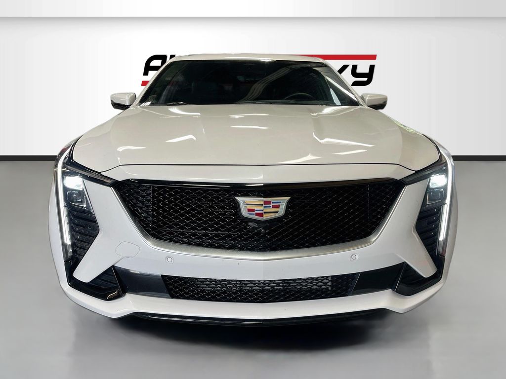 Used 2025 Crystal White Tricoat Cadillac Sport image 2