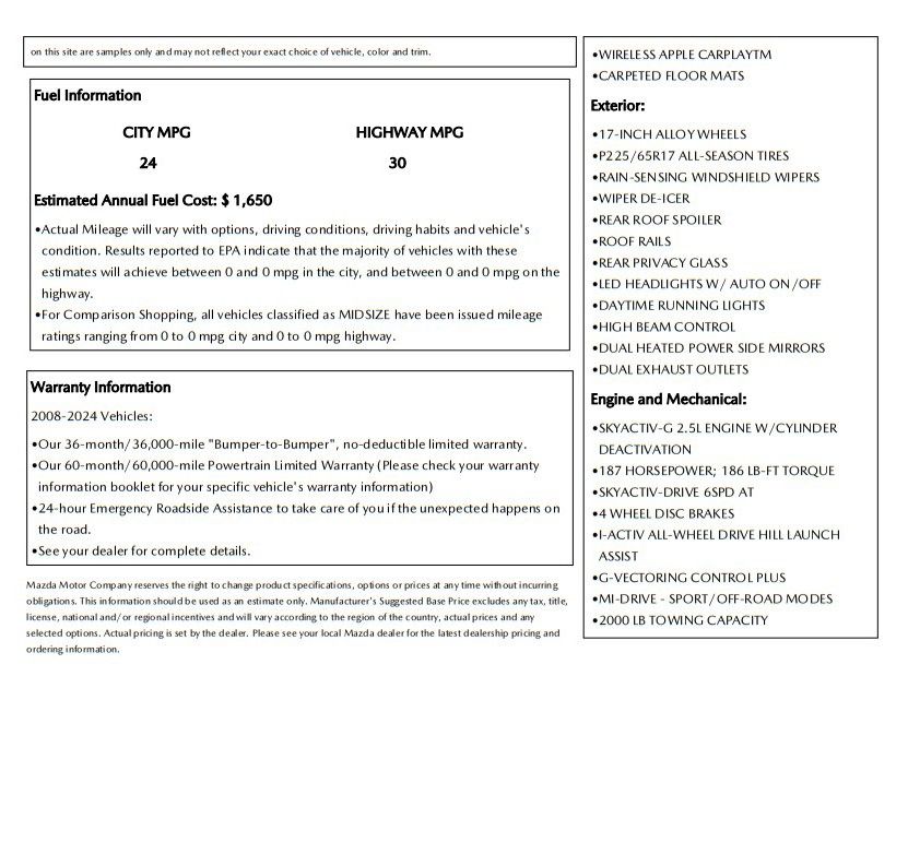 2023 Mazda CX-50 2.5 S Preferred Plus Package White at DeMontrond Automotive Group