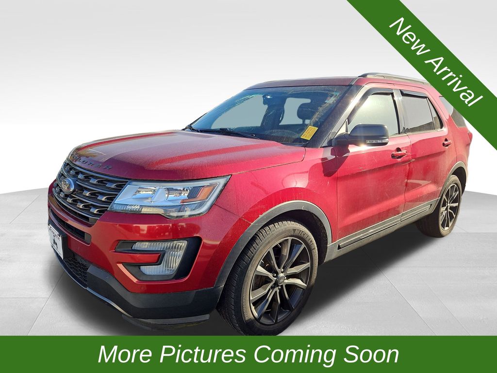 Ruby Red Metallic 2017 Ford Explorer XLT SUV / Crossover Front-Wheel Drive 6-Speed Automatic
