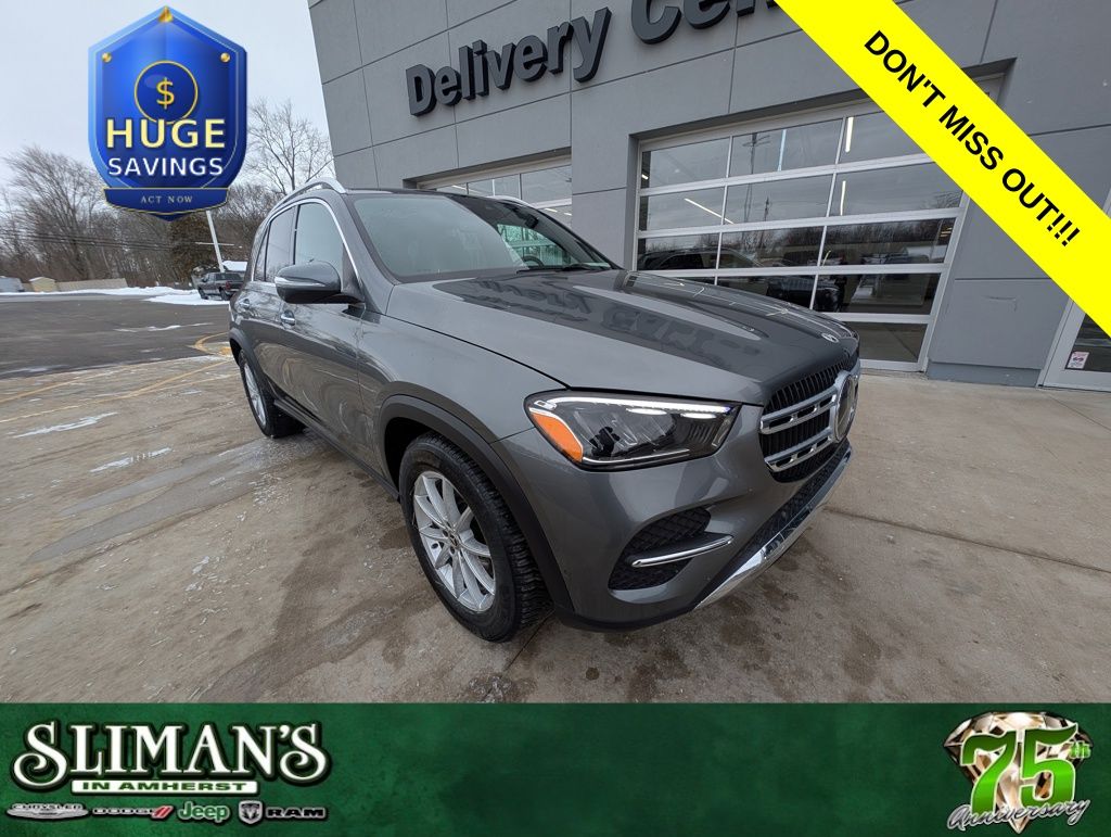 Gray (Selenite Grey Metallic) 2025 Mercedes-Benz GLE SUV / Crossover All-Wheel Drive 9-Speed Automatic