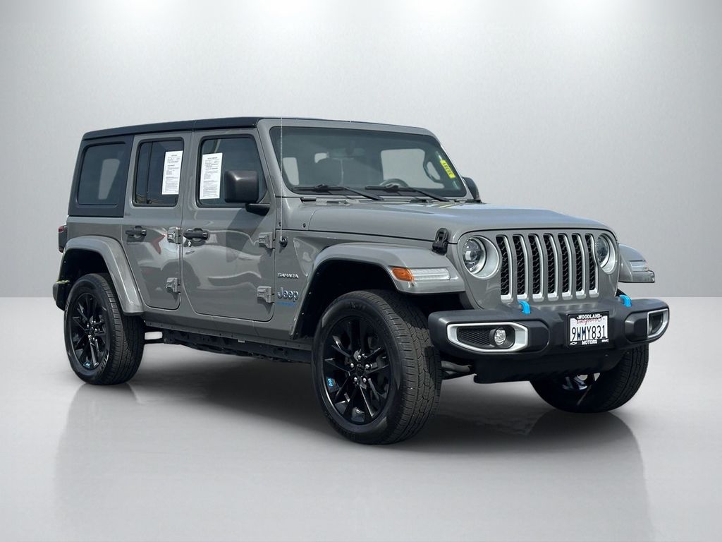 Sting-Gray Clearcoat 2023 Jeep Wrangler 4xe Sahara 4WD SUV / Crossover Four-Wheel Drive 8-Speed Automatic