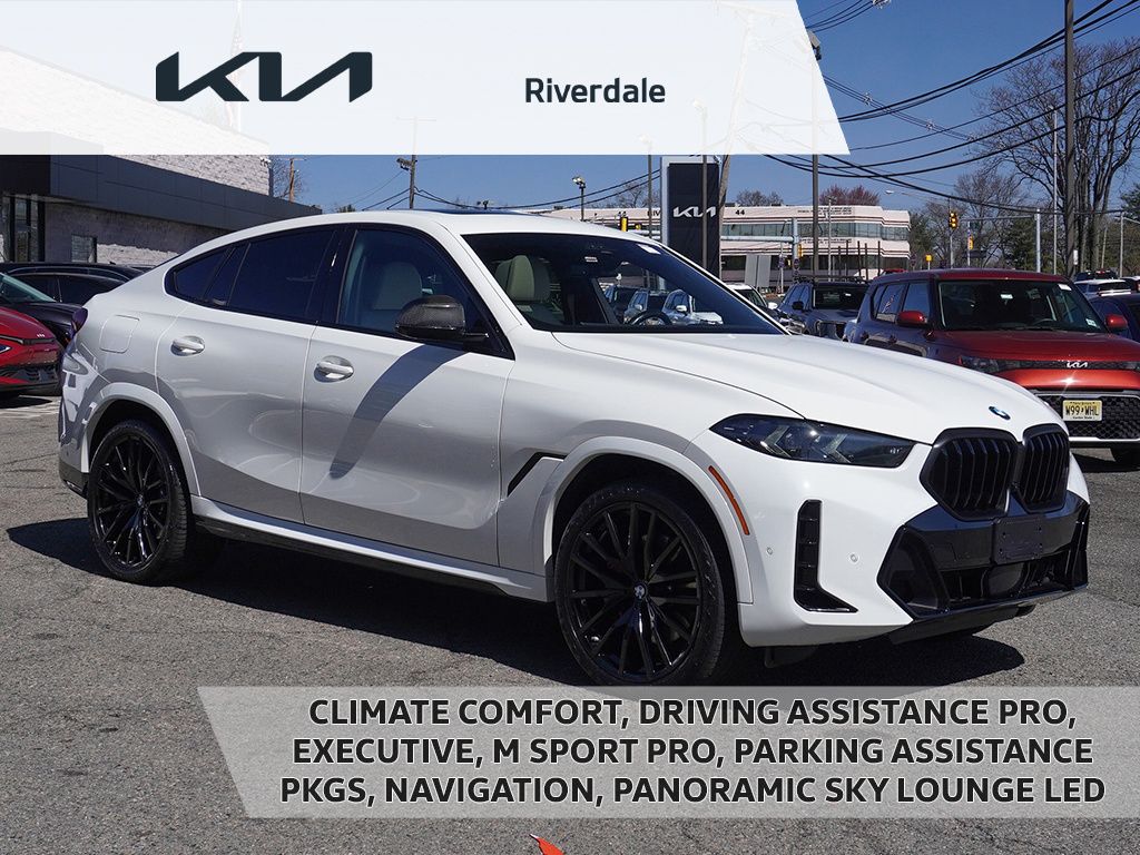 Alpine White 2024 BMW X6 xDrive40i AWD SUV / Crossover All-Wheel Drive 8-Speed Automatic