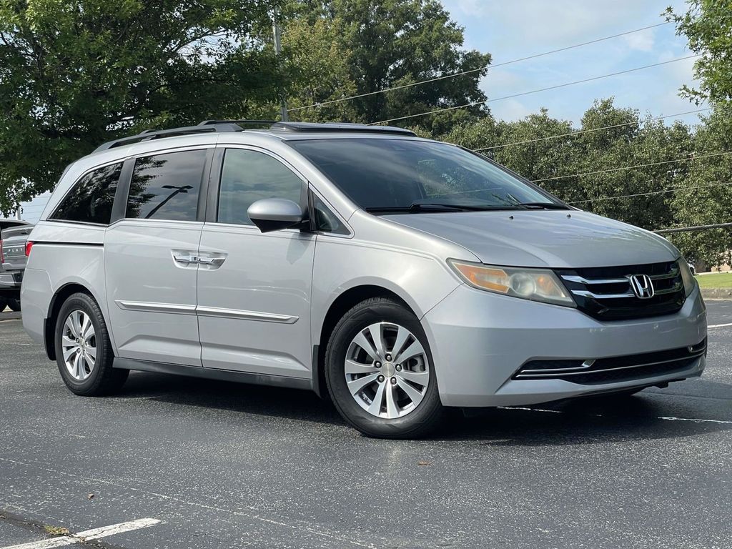 Gray (Modern Steel) 2015 Honda Odyssey Minivan Front-Wheel Drive 6-Speed Automatic